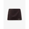 Mohair and virgin wool mini skirt