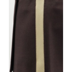 Mohair and virgin wool mini skirt