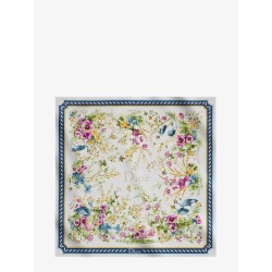 Toile de Jouy Floral Garden Dioriviera 90 silk foulard