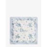 Silk Foulard with Dior Lilac Bouquet print