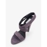 Suede heeled sandals