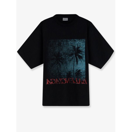 Cotton T-shirt with front print