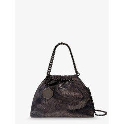 Falabella Eco Shiny Dotted Chamois Fabric Shoulder Bag