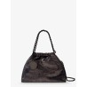 Falabella Eco Shiny Dotted Chamois Fabric Shoulder Bag