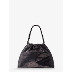 Falabella Eco Shiny Dotted Chamois Fabric Shoulder Bag