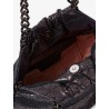 Falabella Eco Shiny Dotted Chamois Fabric Shoulder Bag