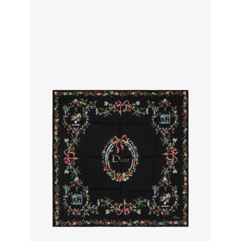 Dior Arabesque Dioriviera 90 silk foulard