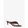 Suede heeled sandals