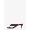 Suede heeled sandals
