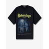 Cotton T-shirt with front logo print