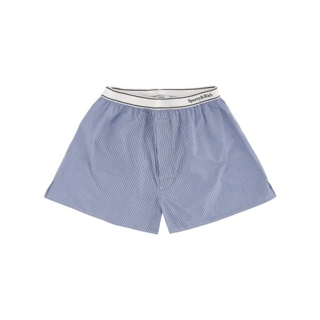 STRIPED LOGO SHORTS
