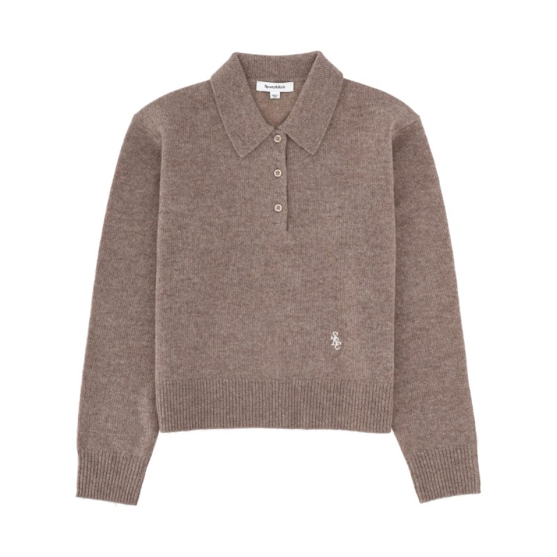 CASHMERE POLO SHIRT
