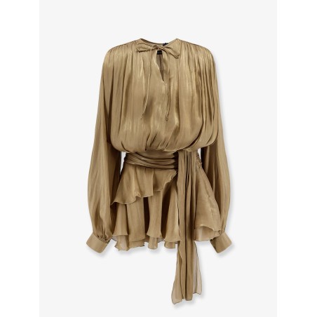 Flounced mini dress