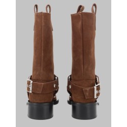 STIVALETTO BIKER IN SUEDE