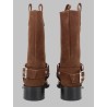 STIVALETTO BIKER IN SUEDE