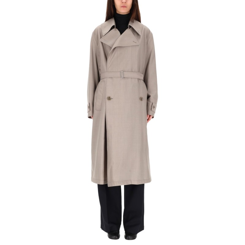 DOUBLE-BREASTED TRENCH COAT