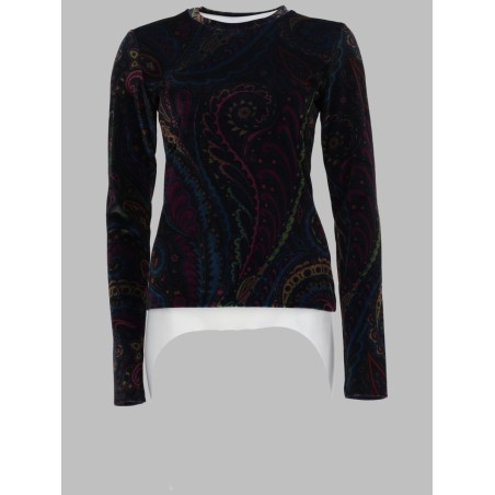 TOP CON STAMPA PAISLEY