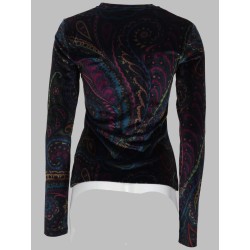 TOP CON STAMPA PAISLEY