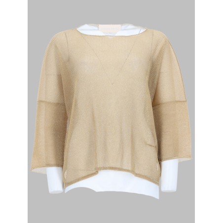 lurex ribbed top