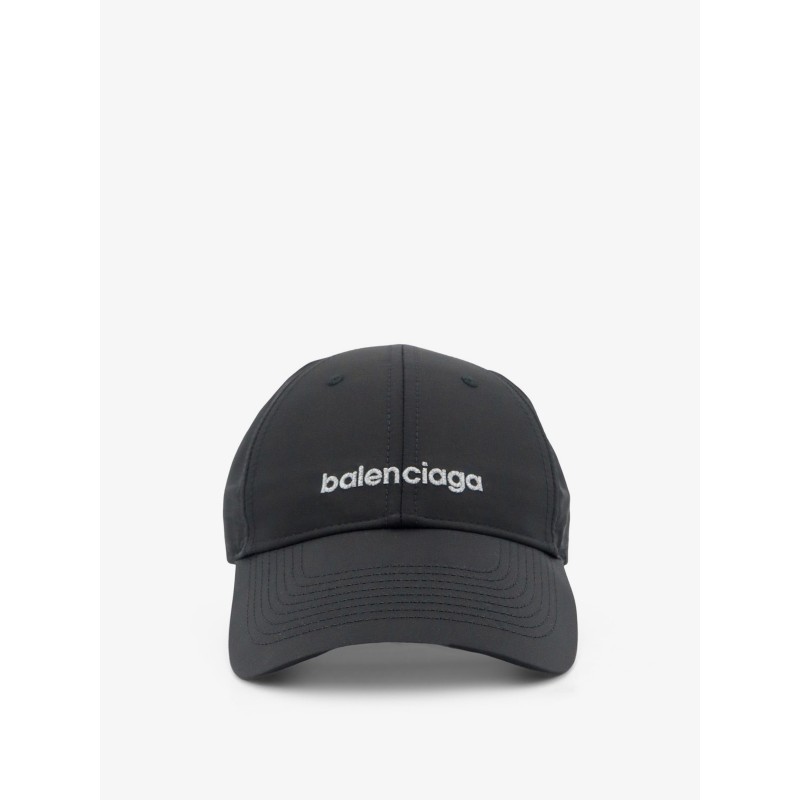 Techwear technical fabric hat with embroidered lettering logo