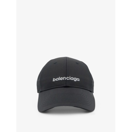 Techwear technical fabric hat with embroidered lettering logo