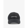 Techwear technical fabric hat with embroidered lettering logo