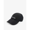 Techwear technical fabric hat with embroidered lettering logo