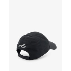Techwear technical fabric hat with embroidered lettering logo