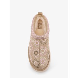 W Tazz suede sandals with multicolor embroidery