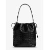 Bucket Intrecciato Biblioteca leather shoulder bag