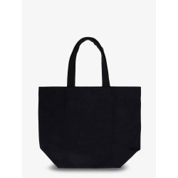 Canvas handbag with front logo