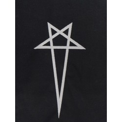 Canvas handbag with front logo