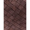 Hop leather shoulder bag with Intrecciato effect