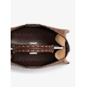 Peekaboo IseeU Small leather shoulder bag with Selleria macro stitching