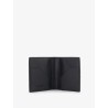 Leather card holder with Intrecciato motif