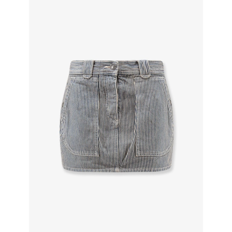 Estera cotton skirt with striped pattern