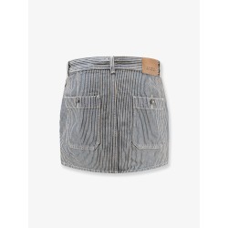Estera cotton skirt with striped pattern