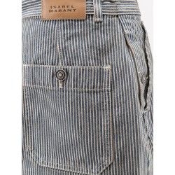 Estera cotton skirt with striped pattern