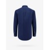 Cotton shirt with front embroidered logo