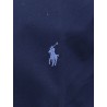 Cotton shirt with front embroidered logo