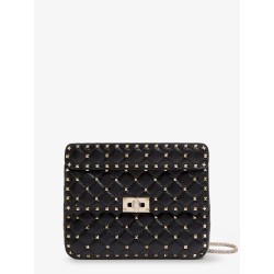 Rockstud Spike leather crossbody bag with iconic all-over studs