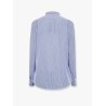 Striped stretch cotton shirt