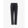 Wool trousers with drawstring
