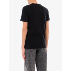 Cotton T-shirt with embroidered logo on the front