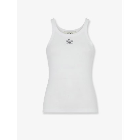Ribbed cotton tank top