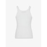 Ribbed cotton tank top