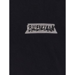 Used effect cotton t-shirt