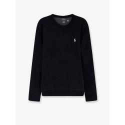 Cotton blend sweatshirt with front embroidered logo