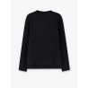 Cotton blend sweatshirt with front embroidered logo