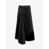 Compact cotton canvas skirt